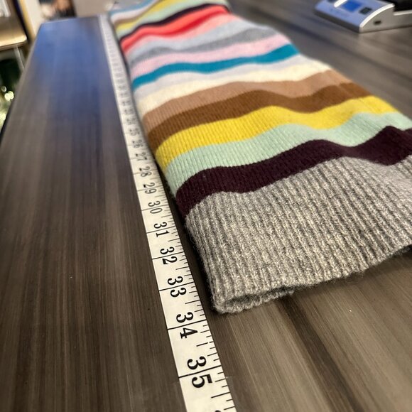 NWT GAP Womens Crazy Stripe Holiday Wool Blend Sweater Dress Size Small - Picture 10 of 10